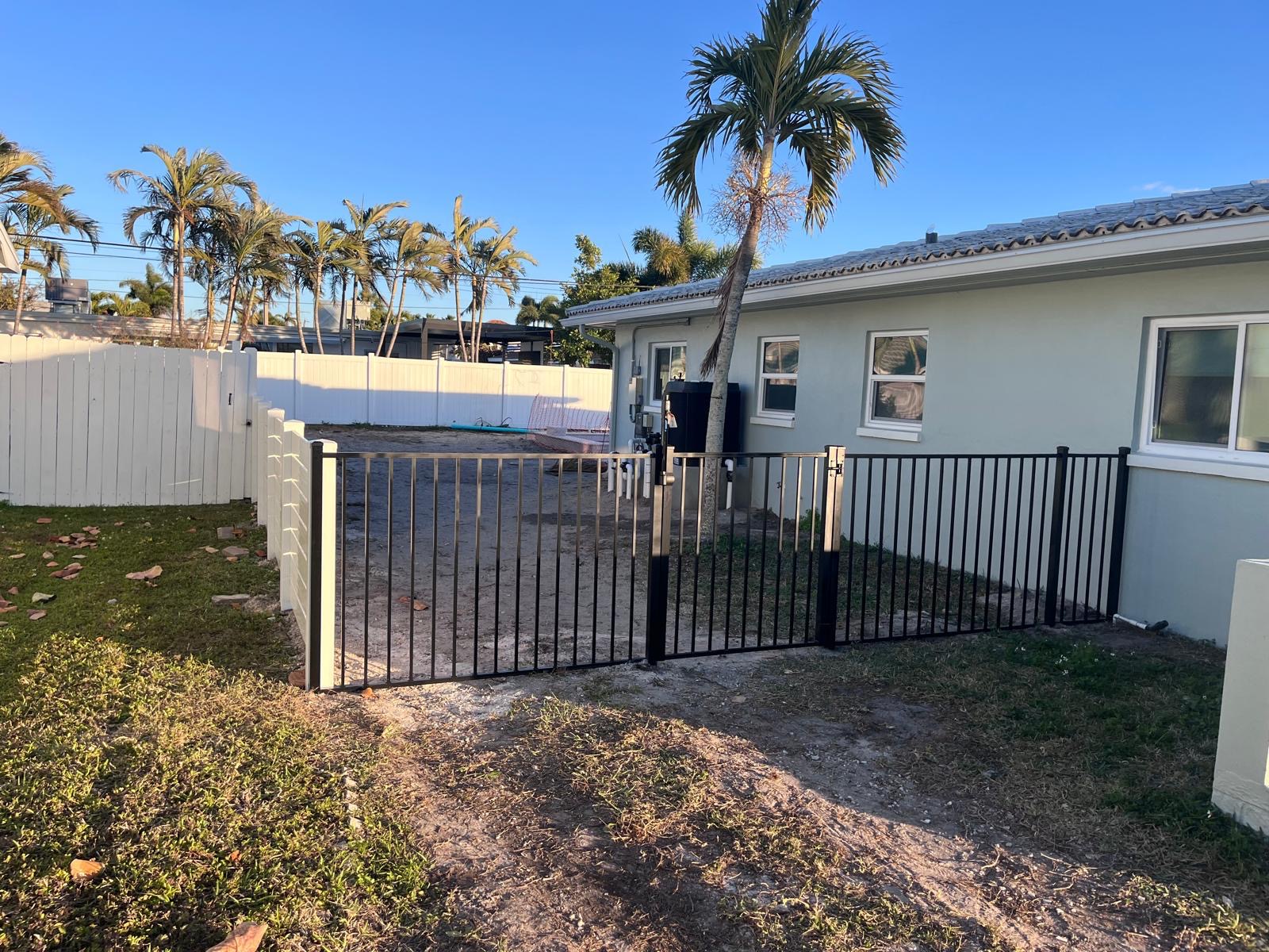 Black Aluminum Fence — Clearwater, FL