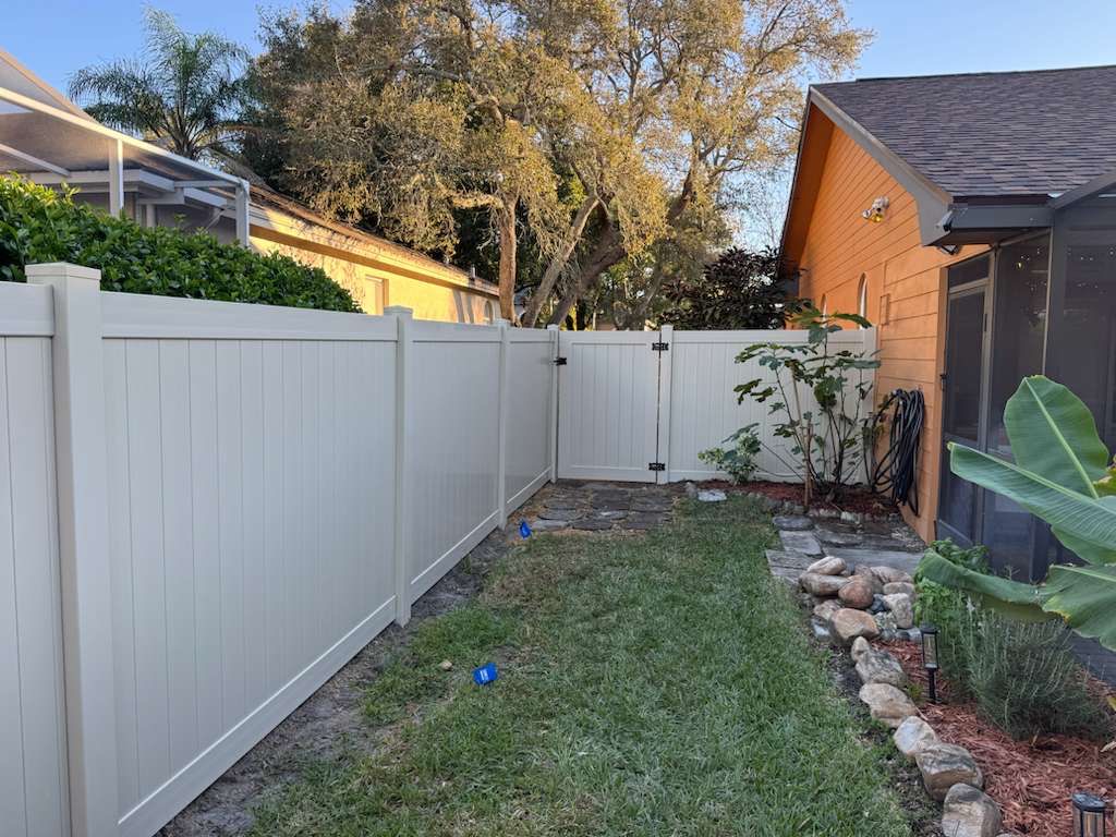White Vinyl Privacy — Clearwater, FL
