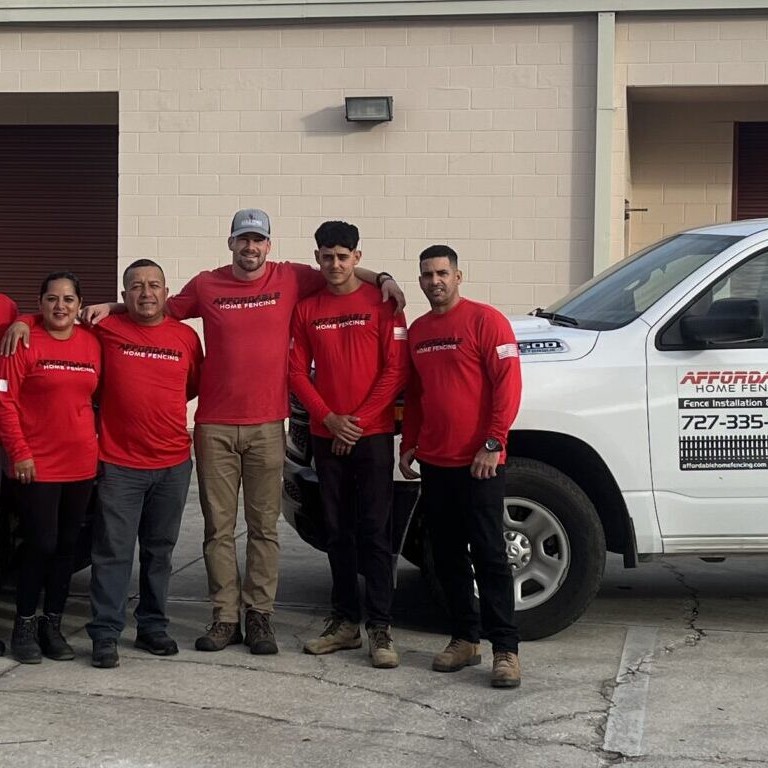 Affordable Home Fencing team and branded truck